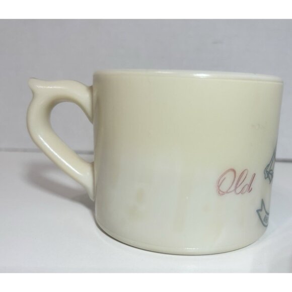 Old Spice Shulton Early American Milk Glass Shaving Mug Clifton NJ Vintage - Picture 2 of 6